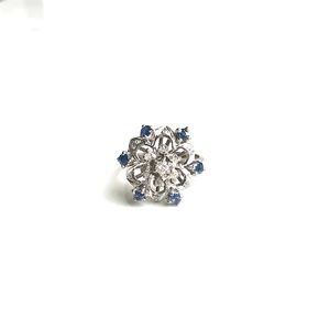 Vintage Diamond & Sapphire ring